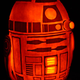 Illustration for article titled The amazing R2D2 pumpkin, from the creator of the Death Star pumpkin!